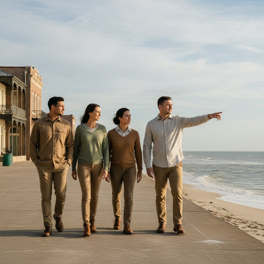 a professional local crew in Galveston, Texas